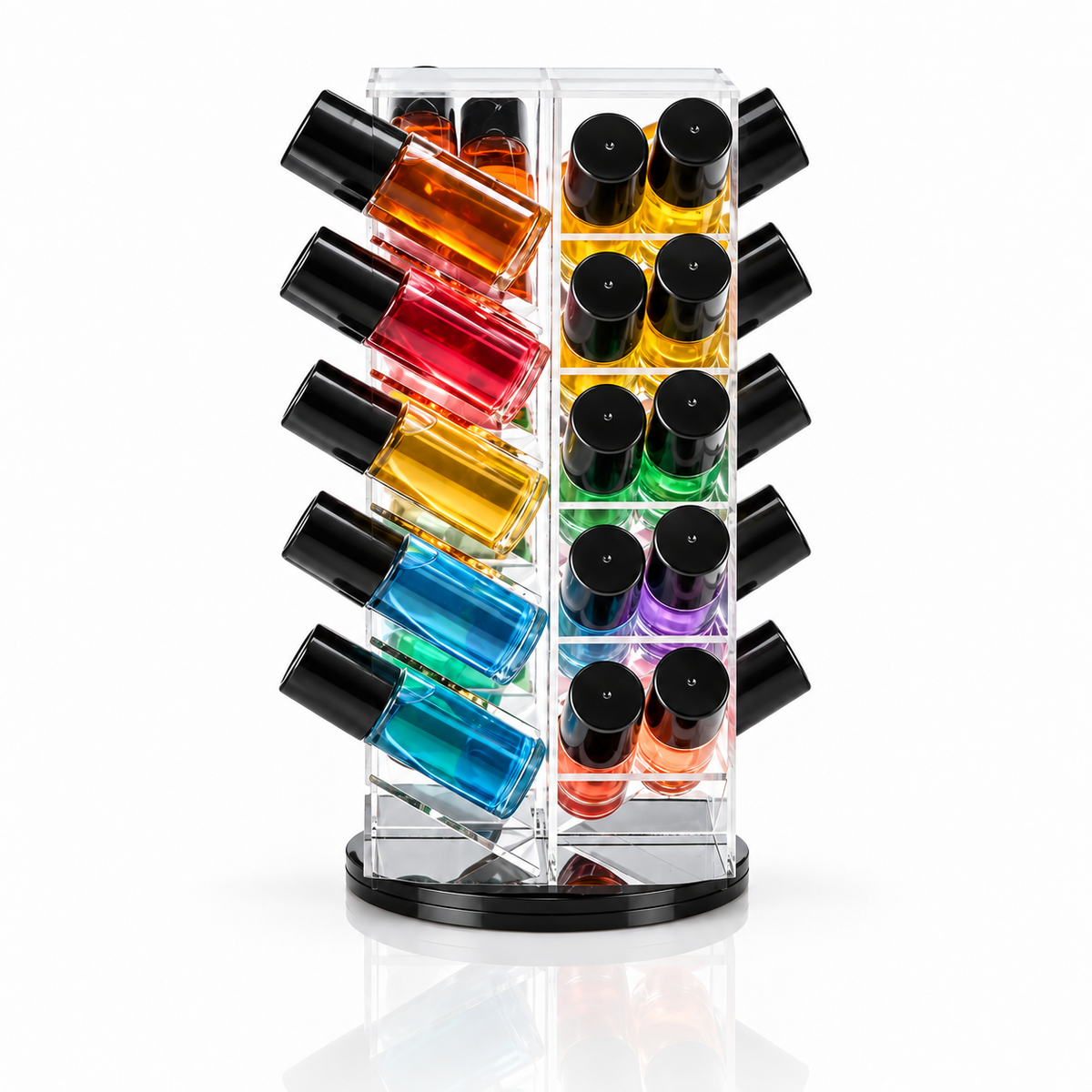 Rotating Clear Acrylic Display, 4 Sided