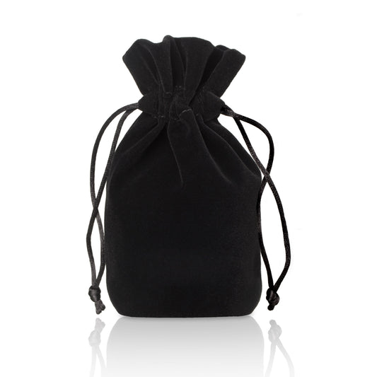 Black Velvet Pouches, 3x4"